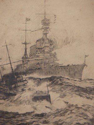 Lot 2782 - Stanley Charles Rowles (1887-1987) ARR., 'HMS...