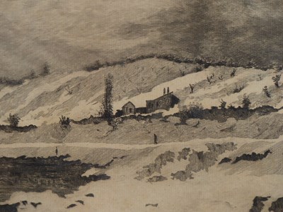 Lot 2787 - Clement Anatole Pozier (1847-1879), 'Le Neige...