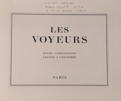 Lot 2794 - Andre Collot (1897–1976) ARR., 'Les Voyeurs',...