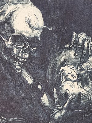 Lot 2796 - Alfonso Bosco (1858–1921), 'Death and the...