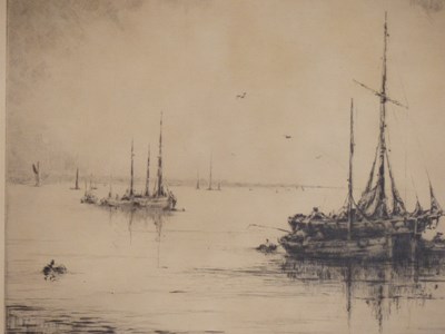 Lot 2812 - Three etchings/drypoints: John Fullwood...