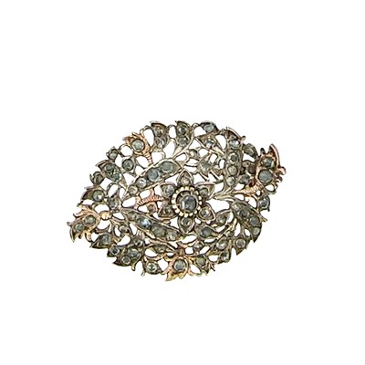 Lot 46 - An antique Continental silver brooch of...