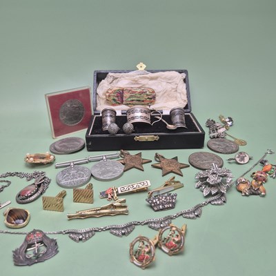 Lot 66 - A case hallmark silver three-piece condiment...