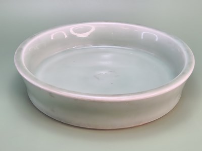 Lot 1847 - A Chinese celadon shallow cylindrical bowl. ...