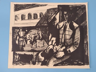 Lot 2845 - After John Minton (1917-1957), 'Matador', 1951,...