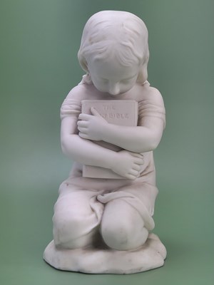 Lot 1863 - A Minton parian figure designed by John Bell...