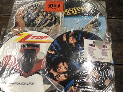 Lot 2919 - 4 Rock Picture Disc records - Boston - Third...