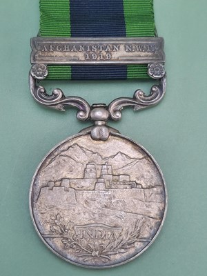 Lot 137 - A George V Afghanistan medal with North West...