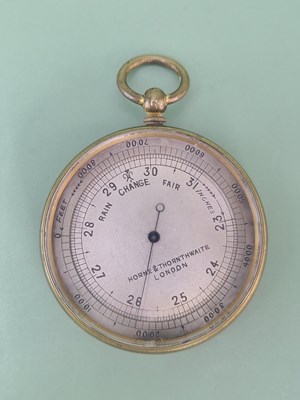 Lot 134 - An antique Horne & Thornthwaite London pocket...