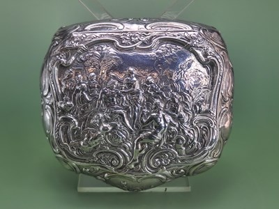 Lot 165 - A hallmarked Berthold Muller silver table...