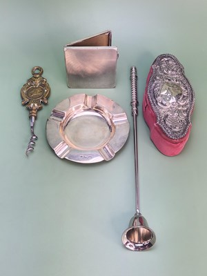 Lot 169 - Hallmarked silver to include a cigarette case,...