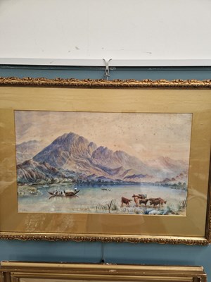 Lot 259 - Henry Earp Senior (1831-1914), a lake and...