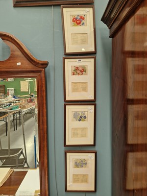 Lot 266 - Four framed Kensitas silk works,...