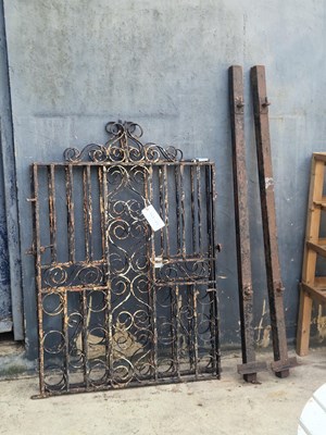 Lot 471 - A set of garden/driveway gates with posts...