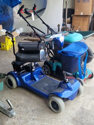 Lot 497 - An Eco 4 Rascal mobility scooter, foldable for...