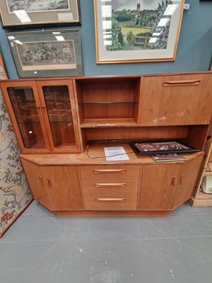 Lot 276 - A vintage G Plan 'Fresco' teak wall unit,...
