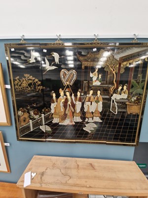 Lot 277 - A bespoke commissioned quadtych oriental...