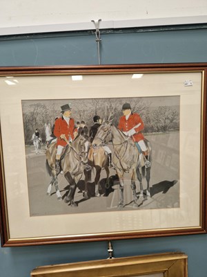 Lot 320 - Chapman (20th century), 'Badsworth Meet',...