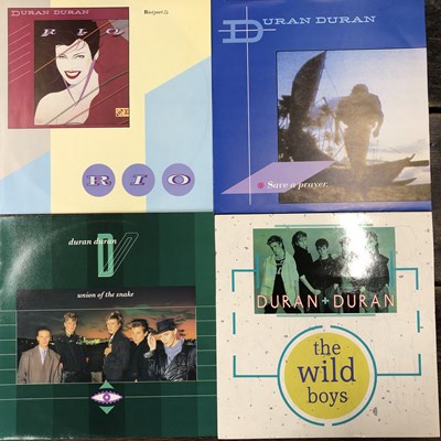 Lot 2920 - Duran Duran - Four 12" single records; Rio...