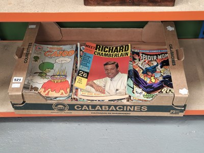 Lot 521 - A collection of action and superhero comics