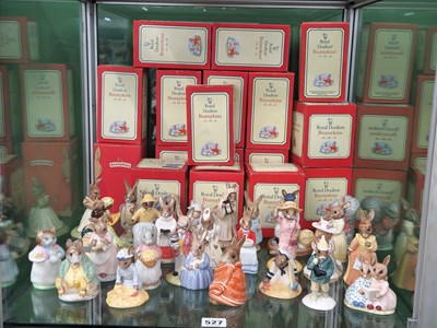 Lot 527 - A collection of Doulton 'Bunnikins' figurines,...