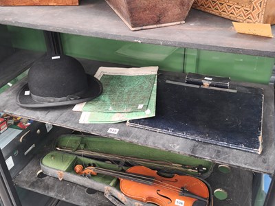 Lot 535 - A Lock bowler hat with the internal...