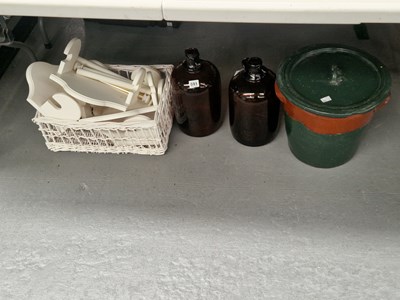 Lot 591 - White painted towel rails and bathroom...