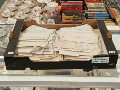 Lot 617 - A collection of 19th century hand written...