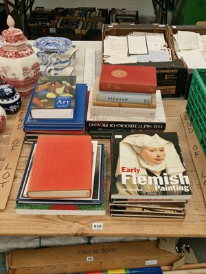 Lot 630 - Books on artists and art history