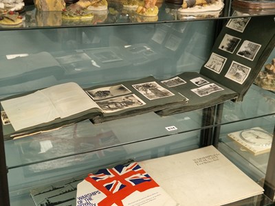 Lot 634 - Two albums of WWII African photographs