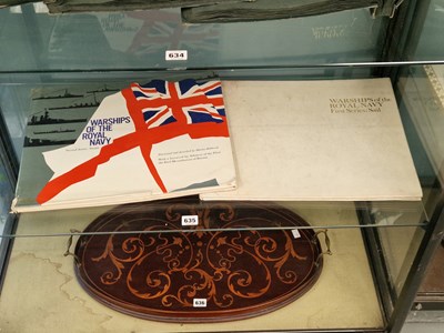 Lot 635 - Two books 'Warships of the Royal Navy'