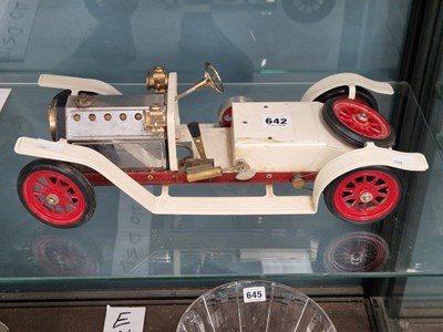 Lot 642 - A Mamod live fuel vintage car