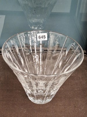 Lot 645 - A Stuart crystal art glass vase