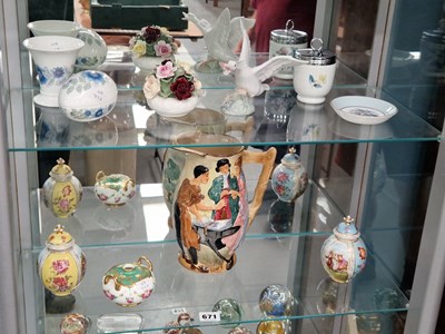 Lot 671 - A Burgess and Leigh 'Gretna Green' jug,...
