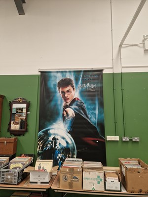 Lot 673 - A large cinema poster for Harry Potter and the...