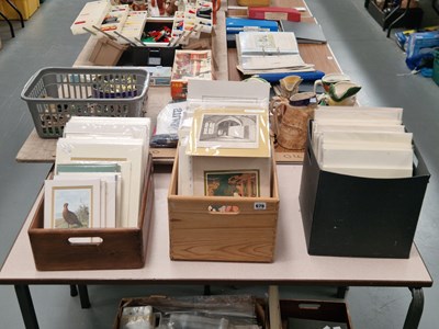 Lot 676 - A collection of mounted but unframed prints