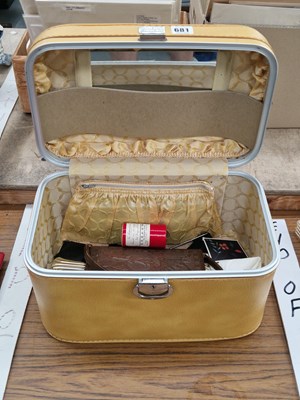 Lot 681 - An Amelia Earhart vanity case, Churchill...