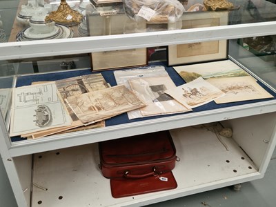 Lot 694 - A collection of various sheets of watercolours...