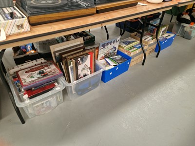 Lot 727 - Boxed jigsaw puzzles, railway books and DVDs