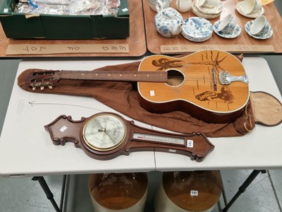 Lot 741 - A Grando acoustic guitar, together with an...