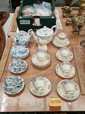 Lot 743 - Doulton 'Eleanor', and Portmeirion blue and...