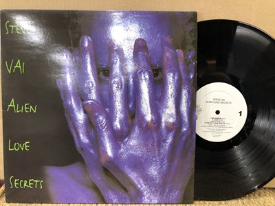 Lot 2928 - Steve Vai - 2 records; Alien Love Secrets 12"...