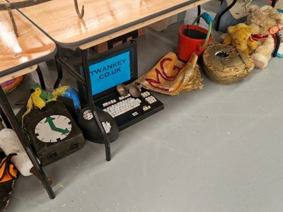 Lot 763 - Pantomine props to include two teddy bears, a...