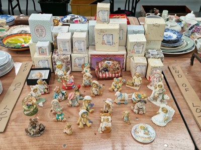 Lot 765 - A collection of 'Cherished Teddies' figurines...