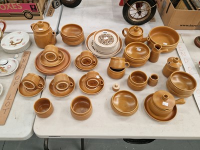 Lot 804 - A Denby 'Canterbury' breakfast service