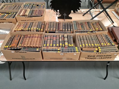 Lot 806 - German books, largely leather bound, largely...