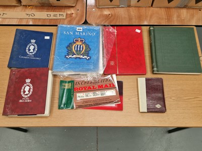 Lot 809 - San Marino and world stamp albums, to include...