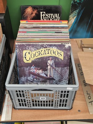 Lot 503 - Pop: approximately fifty LP records; The...