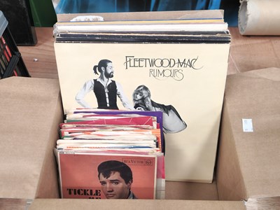 Lot 504 - Rock/Pop: fourteen LP records and a small...