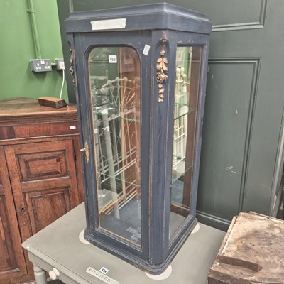 Lot 453 - A later painted and electrified mahogany...